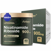 NAD+Supplement - Liposomal Nicotinamide Nucleoside 900mg + Resveratrol - Anti-aging, Skin Health, Energy Levels - 80 Capsules 1