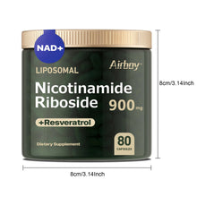 NAD+Supplement - Liposomal Nicotinamide Nucleoside 900mg + Resveratrol - Anti-aging, Skin Health, Energy Levels - 80 Capsules 6