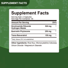 NAD+Supplement - Liposomal Nicotinamide Nucleoside 900mg + Resveratrol - Anti-aging, Skin Health, Energy Levels - 80 Capsules 2